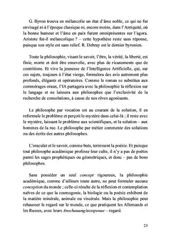 Consolation et Langage