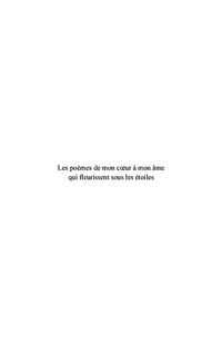 De mon coeur à mon âme