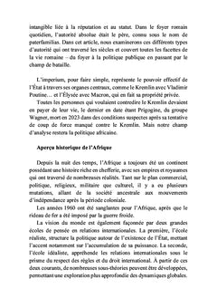 La géopolitique d'Afrique subsaharienne