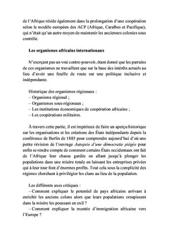 La géopolitique d'Afrique subsaharienne