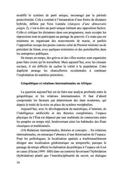 La géopolitique d'Afrique subsaharienne