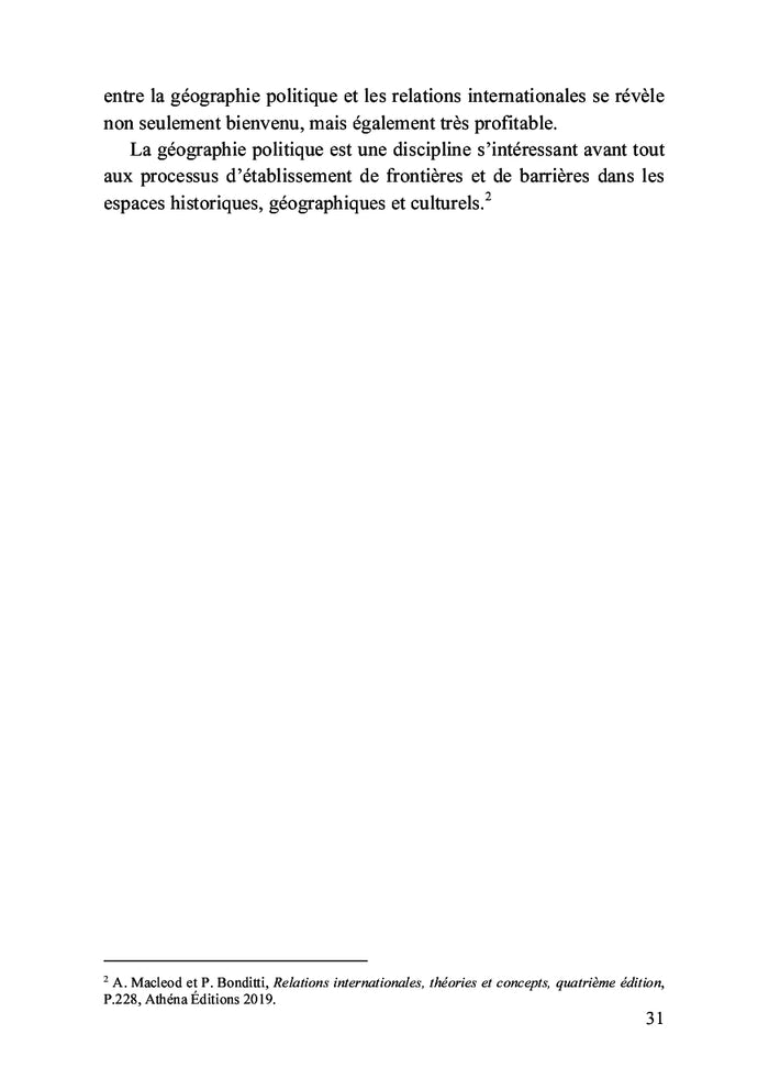La géopolitique d'Afrique subsaharienne
