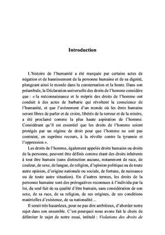 Violation des droits de l'homme en Afrique