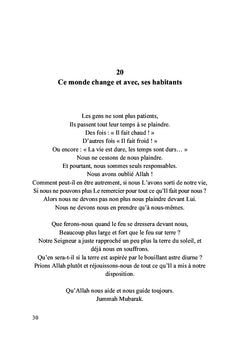 Viatiques du jeudi nuit pour raffermir le coeur des croyants !