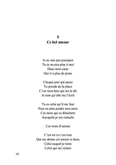 La poésie de mon âme et de mon coeur