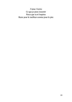 La poésie de mon âme et de mon coeur
