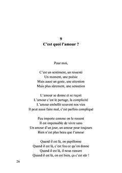 La poésie de mon âme et de mon coeur