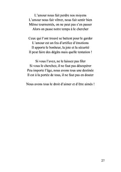 La poésie de mon âme et de mon coeur