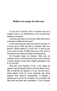 Molière : Jean-François Poclain et la troupe du Chat roux