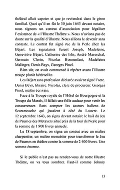 Molière : Jean-François Poclain et la troupe du Chat roux