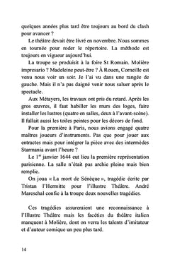 Molière : Jean-François Poclain et la troupe du Chat roux
