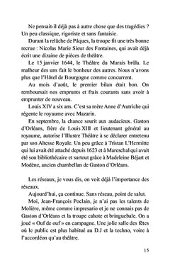 Molière : Jean-François Poclain et la troupe du Chat roux