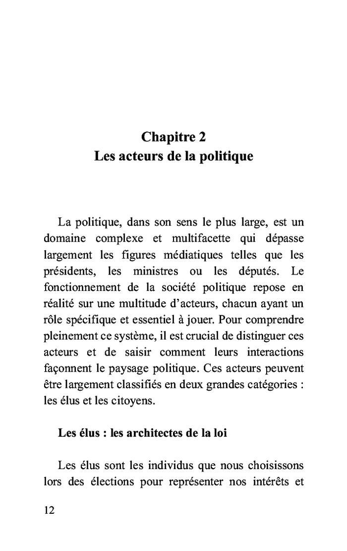 Le guide utile de la politique