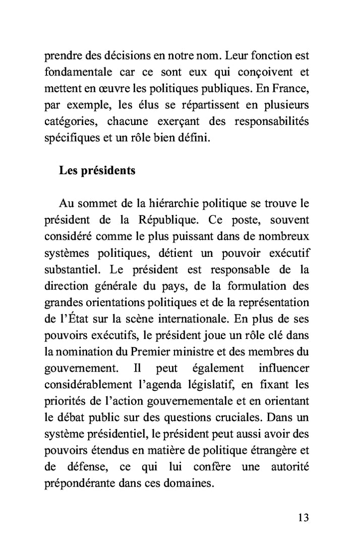 Le guide utile de la politique