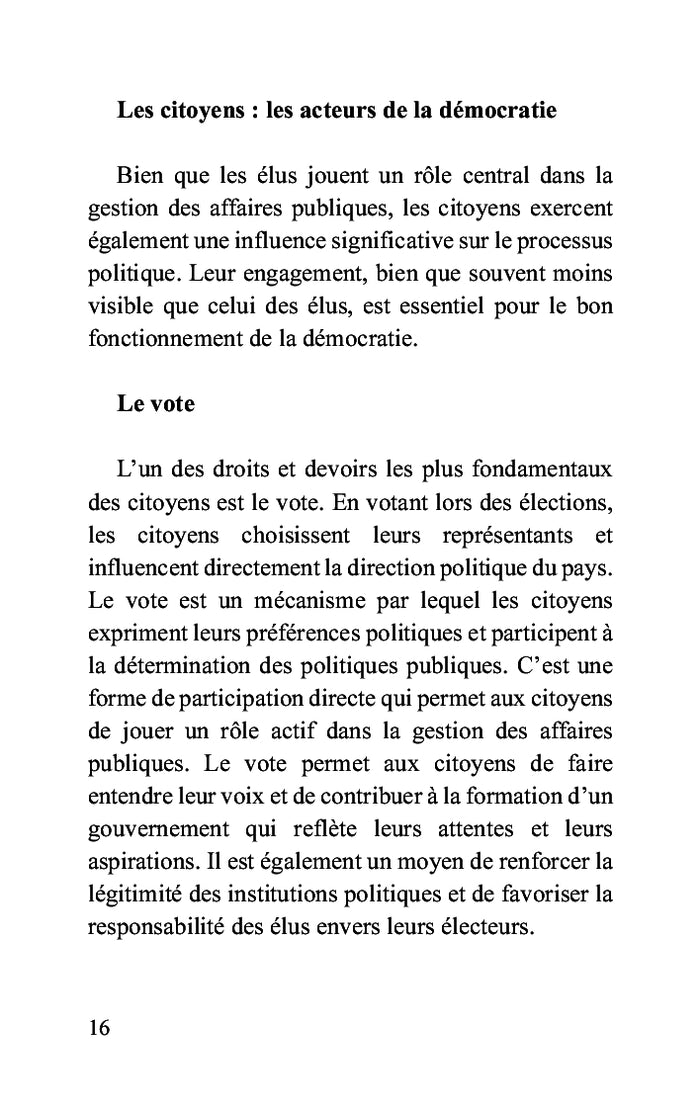 Le guide utile de la politique