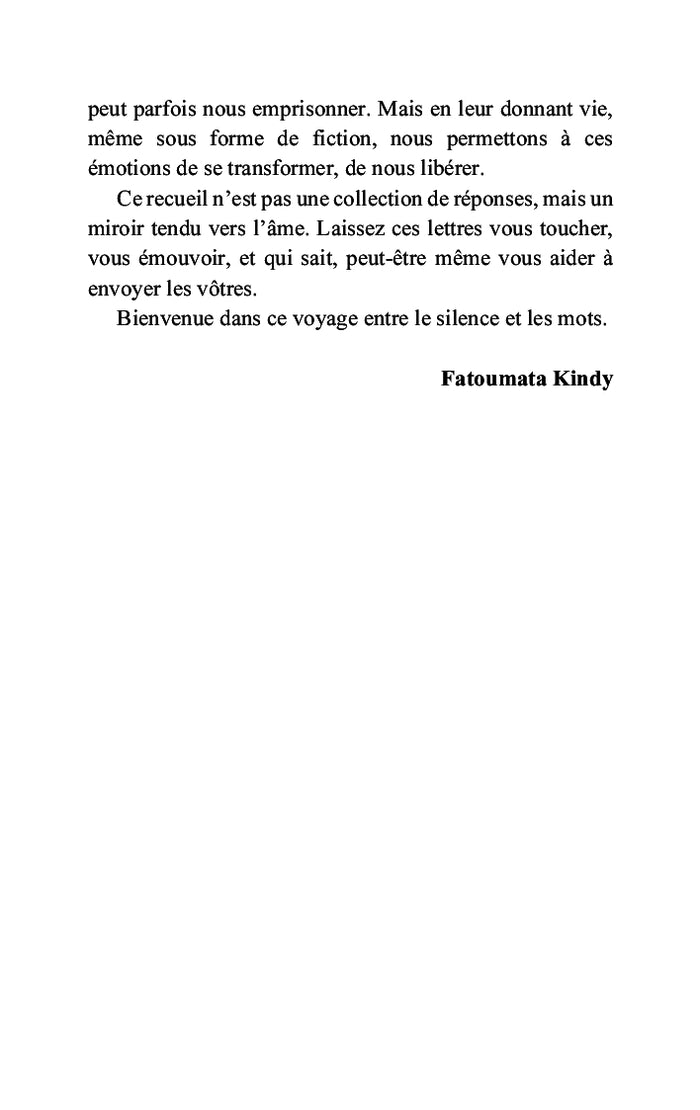 Les lettres jamais envoyées