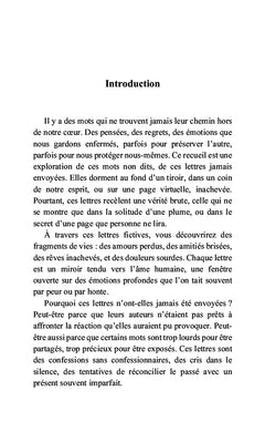 Les lettres jamais envoyées