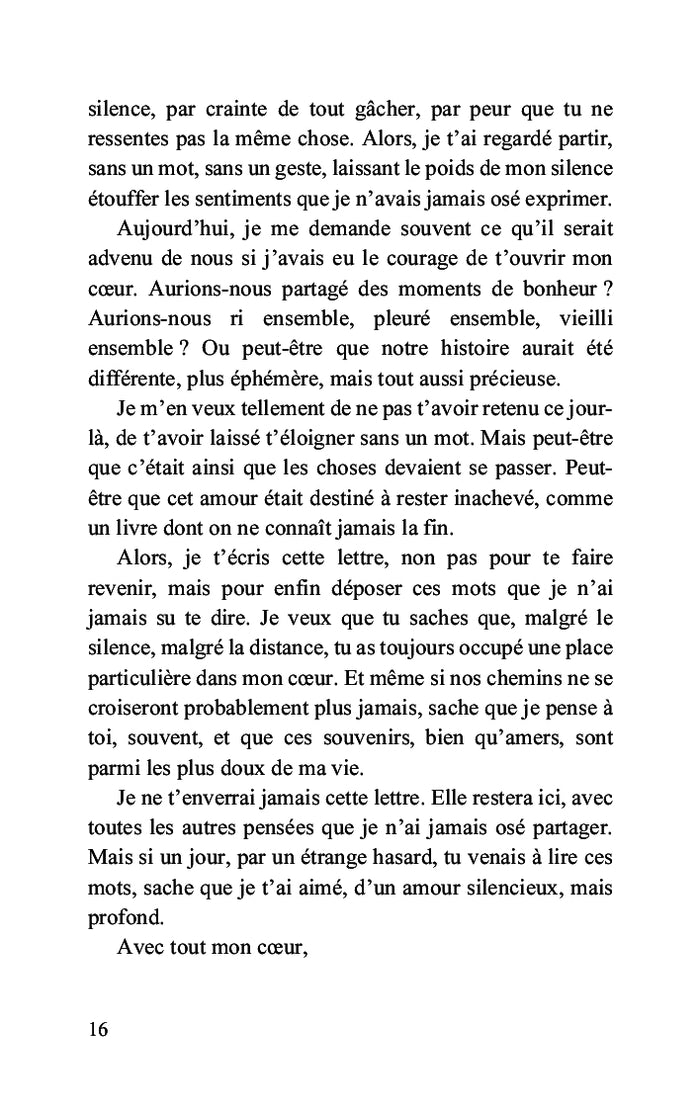 Les lettres jamais envoyées