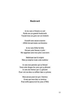 Les pleurs du mâle