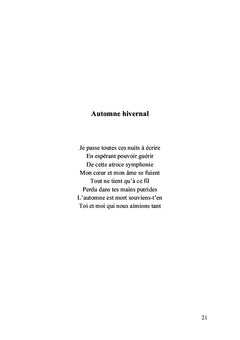 Les pleurs du mâle