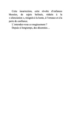 Pourquoi n'as-tu rien dit ?