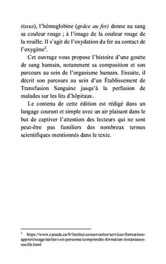 Histoire de la goutte de sang