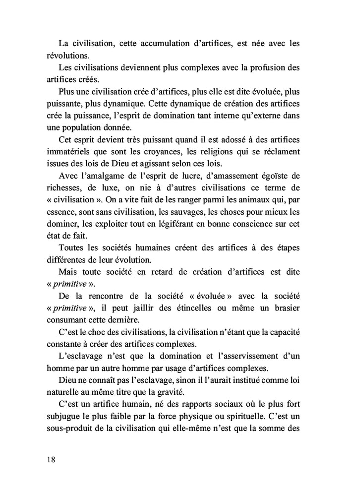 Dettes de l'Occident chrétien et de l'Orient musulman envers l'Afrique