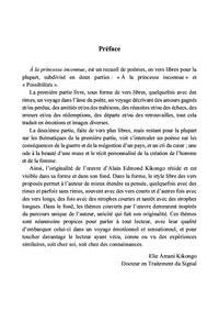 À la princesse inconnue