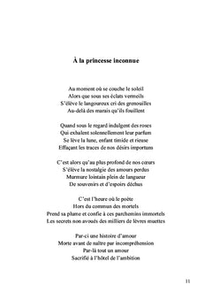 À la princesse inconnue