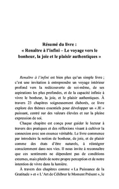 Renaître à l'infini