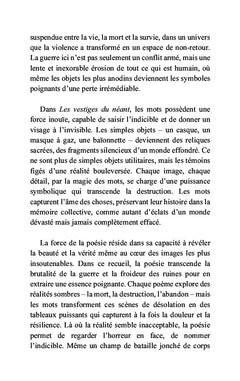 Les vestiges du néant