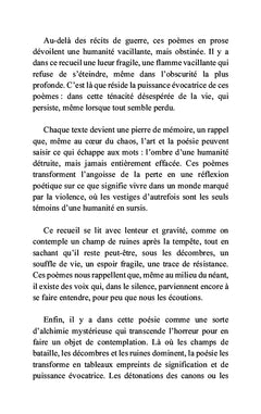 Les vestiges du néant