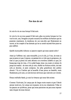 Un souvenir d'avenir
