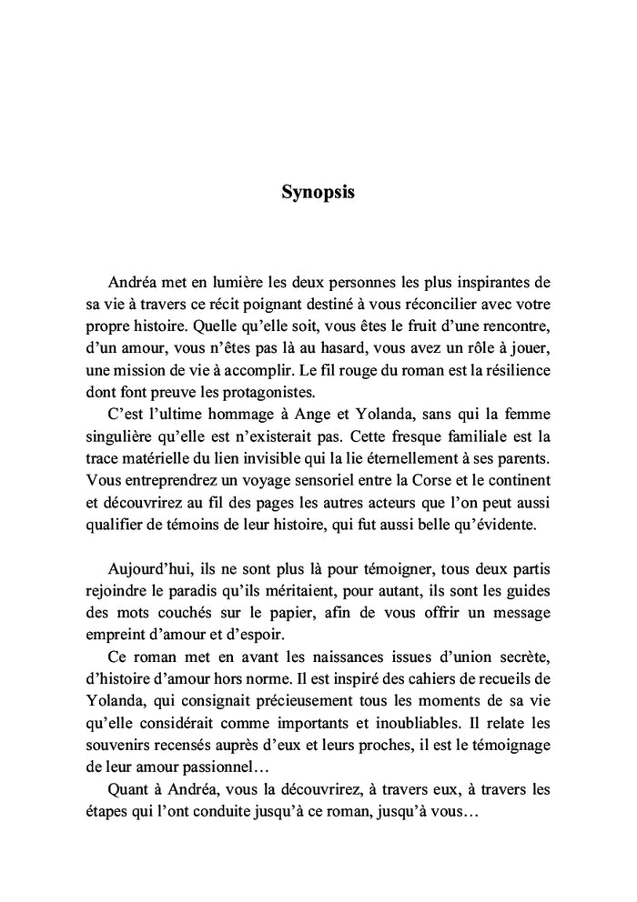 La fille du corse et de l'espagnole