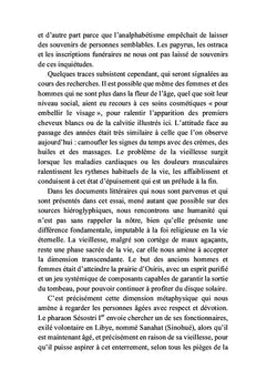 La vieillesse est arrivée