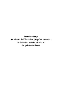 Au comble de l'ascension