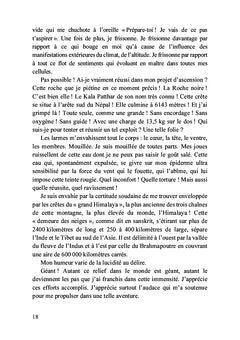 Au comble de l'ascension
