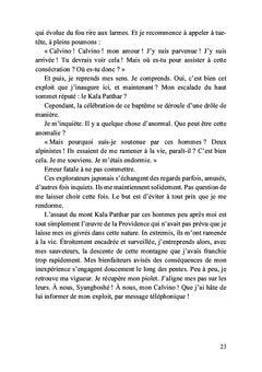 Au comble de l'ascension