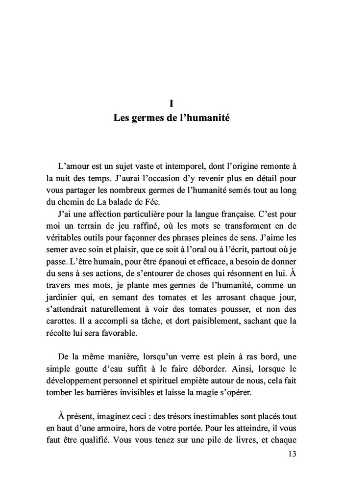 La sagesse de la parole de Fée