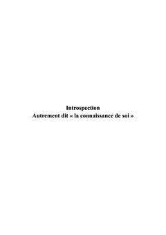 Le commencement c'est toi !