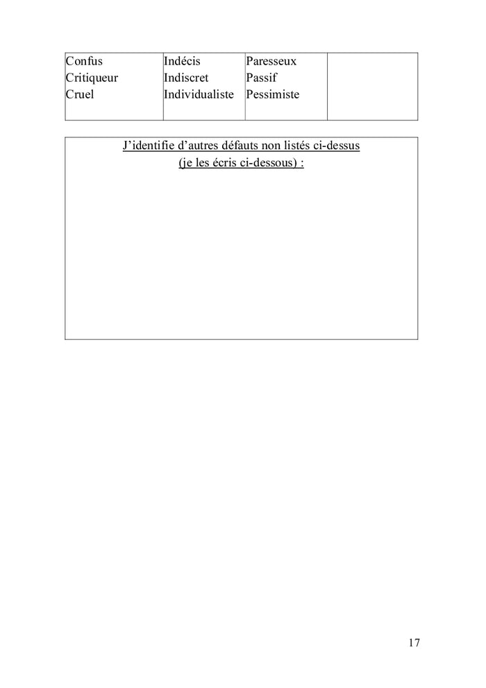 Le commencement c'est toi !