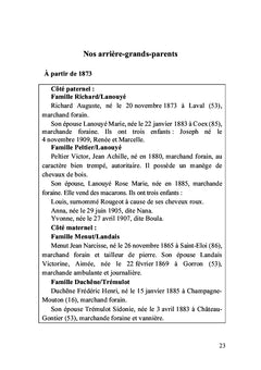 Naître au sein d'une famille de voyageurs