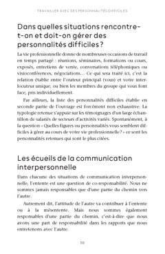 Travailler avec des personnalités difficiles - 3e éd.