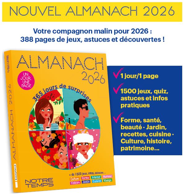 Almanach Notre Temps - Édition 2026