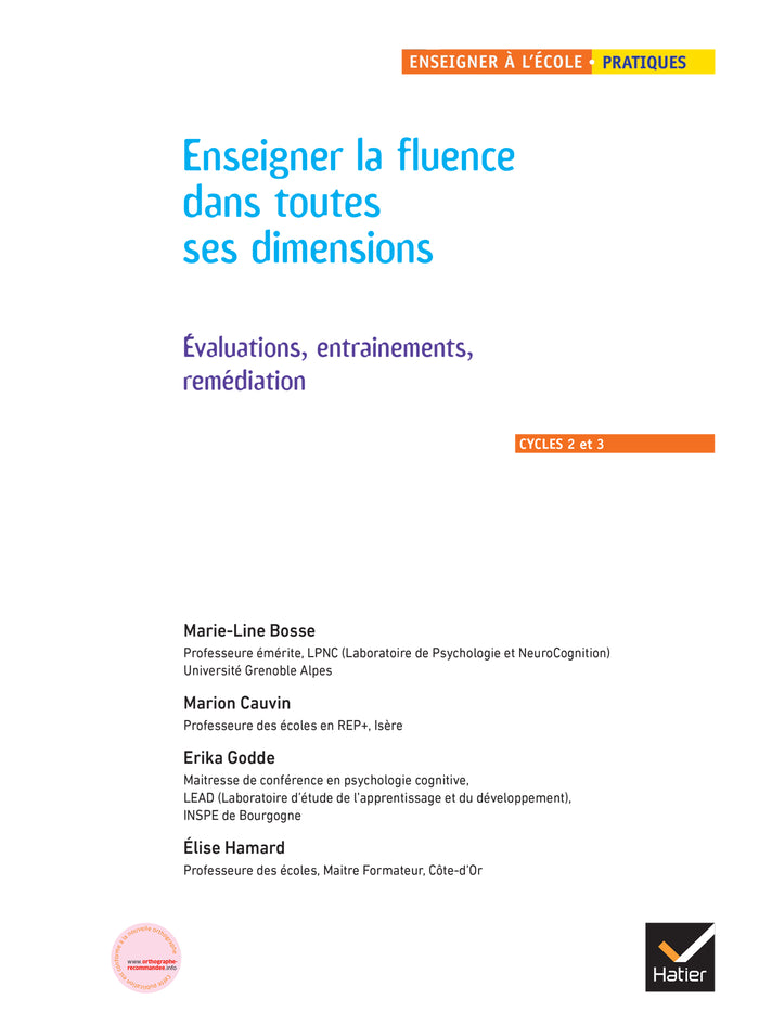 Enseigner pratiques - Enseigner la fluence dans toutes ses dimensions - Cycles 2 et 3
