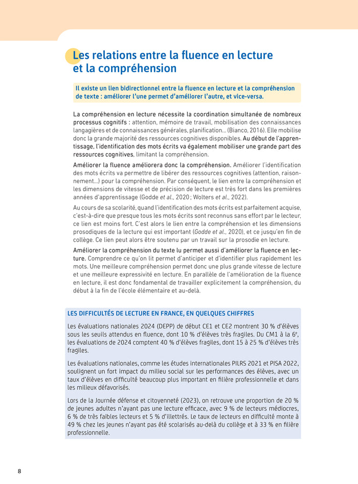Enseigner pratiques - Enseigner la fluence dans toutes ses dimensions - Cycles 2 et 3