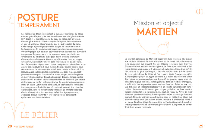 Les décans révélés