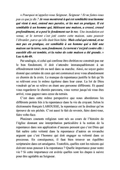 La repentance