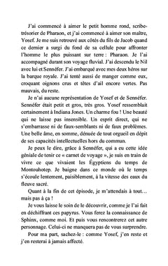 Les épisodes apocryphes de la vie de Yosef