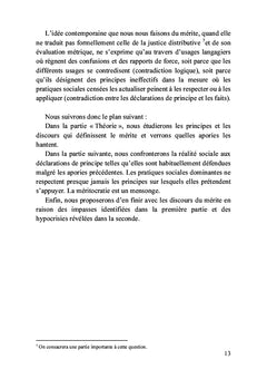 Trouble dans le mérite